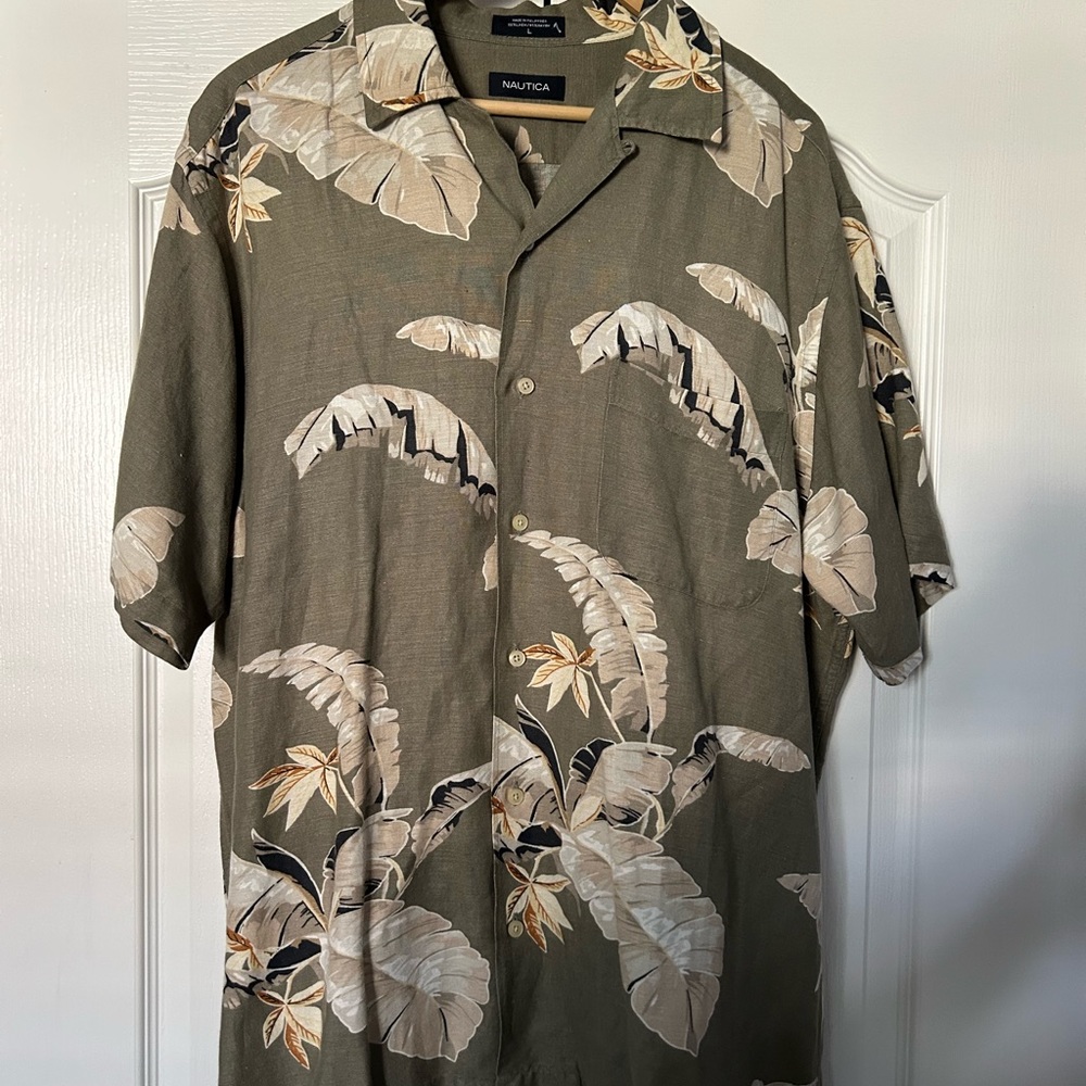 Nautica button up casual shirt